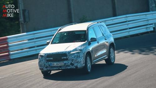 Le futur Mercedes EQB filmé en phase de test sur le Nürburgring