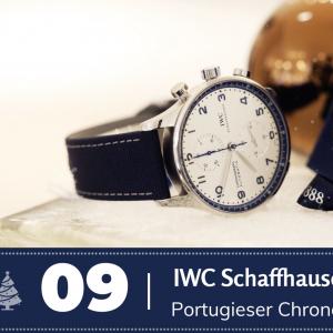 Calendrier de l'Avent Bucherer 2019 - #9 IWC Schaffhausen Portugieser Chronograph Bucherer Blue