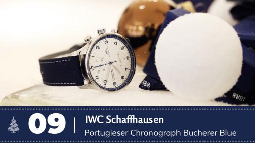 Calendrier de l'Avent Bucherer 2019 - #9 IWC Schaffhausen Portugieser Chronograph Bucherer Blue
