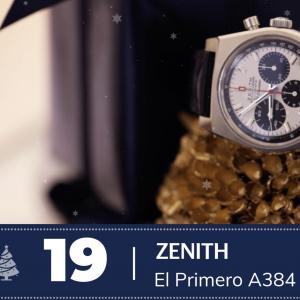 Calendrier de l'Avent Bucherer 2019 - #19 Zenith El Primero A384 Revival Edition 2019