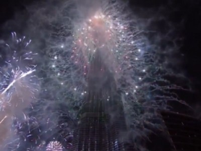 Le nouvel an explosif du Burj Khalifa