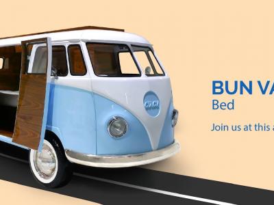 Bun Van Bed Circu : le lit camping-car inspiré par le combi de Volkswagen