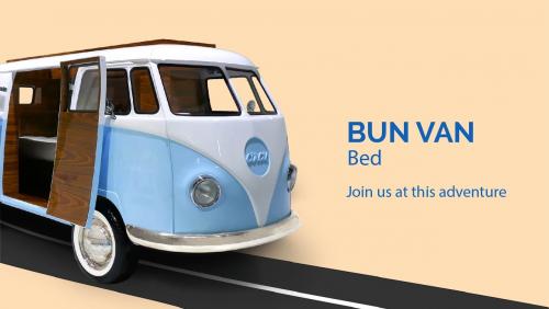 Bun Van Bed Circu : le lit camping-car inspiré par le combi de Volkswagen