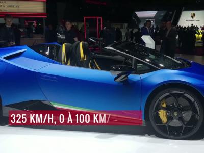 La Lamborghini Huracan Performante Spyder en vidéo depuis le salon de Genève 2018