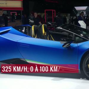 Salon de Genève 2018 - La Lamborghini Huracan Performante Spyder en vidéo depuis le salon de Genève 2018