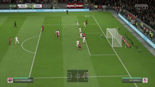 AC Ajaccio - En Avant Guingamp sur FIFA 20 : résumé et buts (L2 - 32e journée)