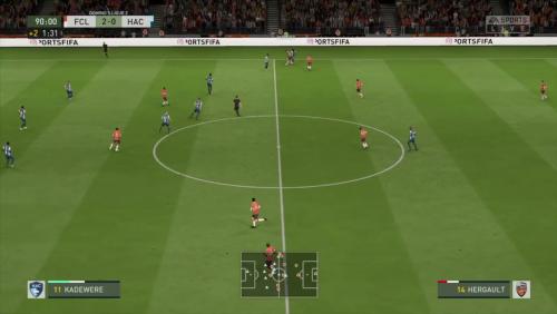 FC Lorient - Le Havre AC sur FIFA 20 : résumé et buts (L2 - 29e journée) 