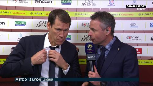 La réaction de Rudi Garcia après Metz / OL - Late Football Club