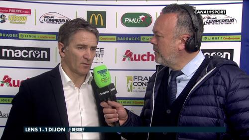 Lens - Dijon (barrage aller) : la réaction de Philippe Montanier avec le 1-1