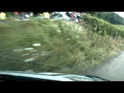Le crash de Sébastien Ogier au rallye d'Allemagne 2013