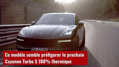 Porsche Cayenne Turbo S Coupé (2022) : nouveau record au Nürburgring