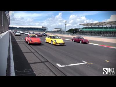Le fantastique rassemblement de Porsche 911 à Silverstone en vidéo
