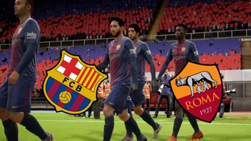 Simulation de Barça - Roma : Les Catalans s'inclinent à domicile (0-1)
