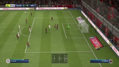 OGC Nice - Montpellier HSC sur FIFA 20 : résumé et buts (L1 - 31e journée)