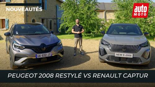 Peugeot 2008 restylé vs Renault Captur : première confrontation statique !