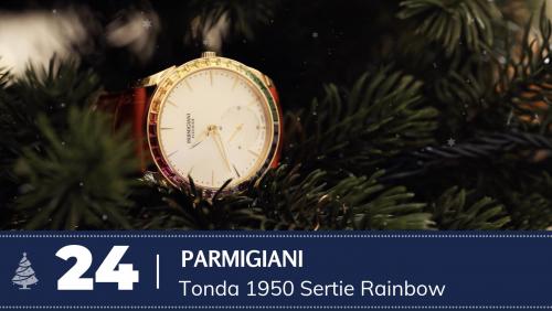 Calendrier de l'Avent Bucherer 2019 - #24 Parmigiani Tonda 1950 Sertie Rainbow