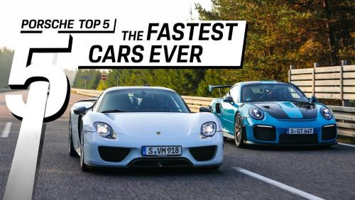 Porsche : les 5 modèles les plus rapides