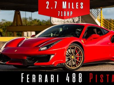 Ferrari 488 Pista : le speed-test en vidéo