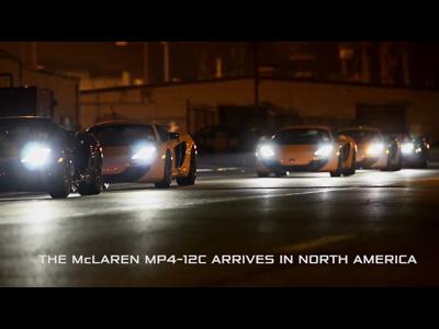 La McLaren MP4-12C débarque en Amérique