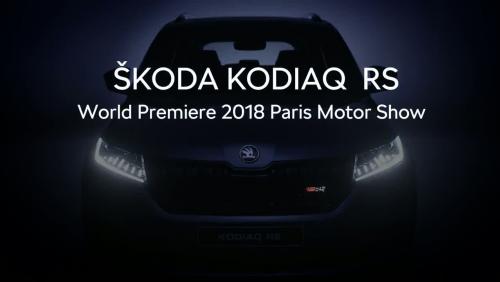 Mondial de l’Auto 2018 - Skoda Kodiaq RS : le modèle de série en teaser vidéo