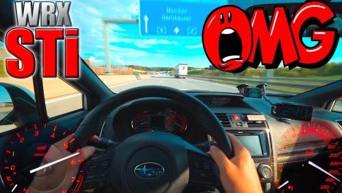 Une Subaru Impreza WRX STI monte à 260 km/h sur l’autoroute allemande