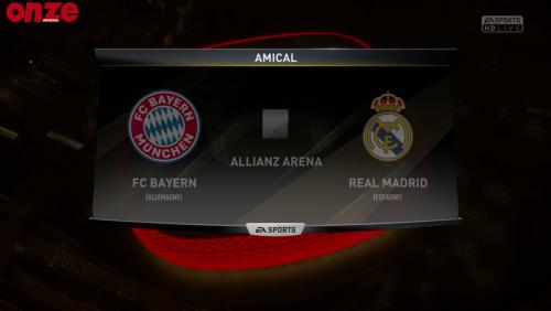 Simulation de Bayern Munich - Real Madrid, 1/2 de finale aller de la Champions League