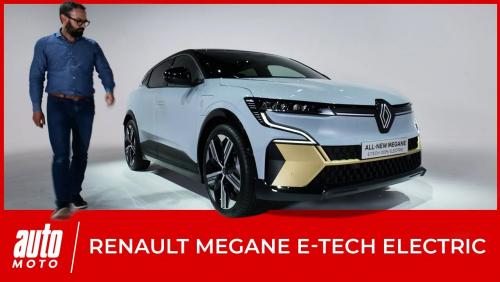 Nouvelle Renault MeganE E-Tech electrique : decouverte et interieur en detail