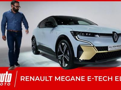 Nouvelle Renault MeganE E-Tech electrique : decouverte et interieur en detail