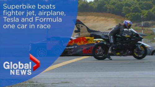 Qui est le plus rapide entre une F1, une Tesla, un avion de chasse ou une Kawasaki ?