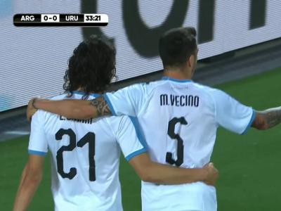 Uruguay - Argentine : le 50ème but de Cavani en sélection