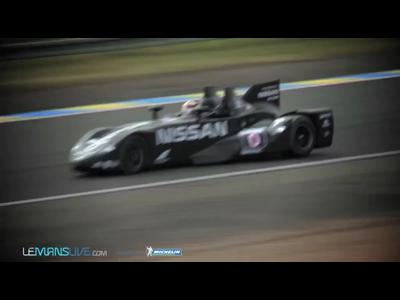 24H du Mans 2012 - Deltawing Nissan in action