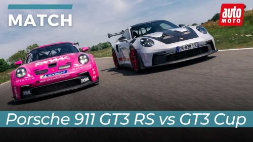 Porsche 911 GT3 RS vs 911 GT3 Cup : le face à face en mode vibreurs