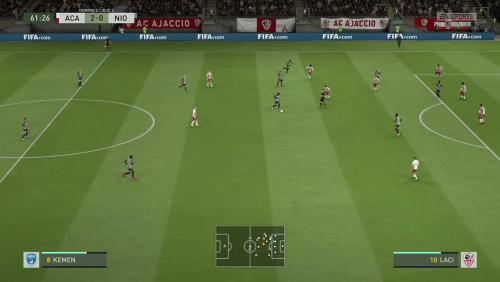 AC Ajaccio - Chamois Niortais sur FIFA 20 : résumé et buts (L2 - 35e journée)