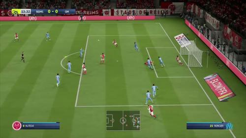 Stade de Reims - OM sur FIFA 20 : résumé et buts (L1 - 38e journée)