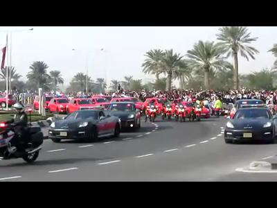 Des Porsche Panamera et Cayenne pour la police du Qatar
