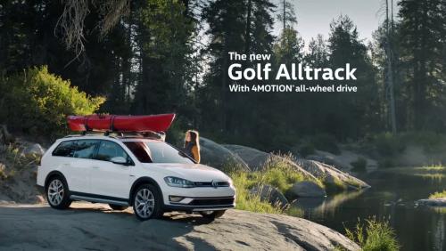 La Volkswagen Golf Alltrack : agile comme un saumon !