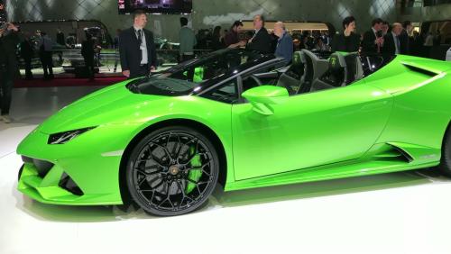 Salon de Genève 2020 - Salon de Genève 2019 : la Lamborghini Huracan Evo Spyder en vidéo