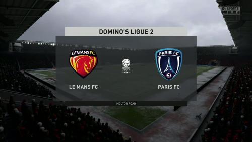 Le Mans FC - Paris FC sur FIFA 20 : résumé et buts (L2 - 37e journée)