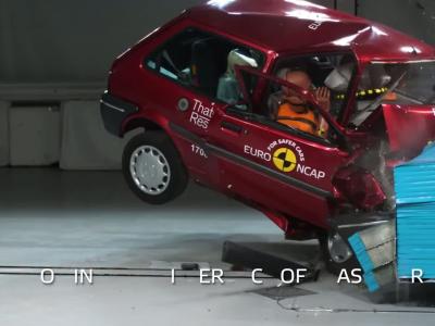 La protection effroyable des vieilles autos illustrée par Euro NCAP