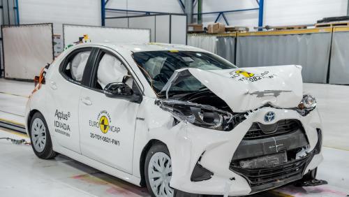 Crash-test Euro NCAP : 5 étoiles pour la Toyota Yaris