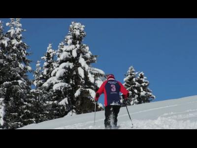 Making-off du snow art de Simon Beck à Megève