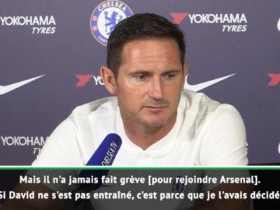 Chelsea - Lampard : "David Luiz n'a jamais fait grève"