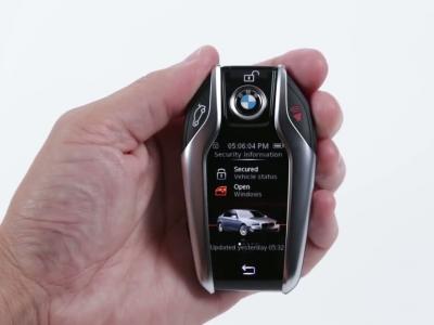 Une clé digne d'un smartphone pour la BMW Série 7