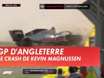 Le crash de Kevin Magnussen