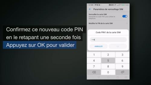 Huawei P10 : comment changer le code PIN de carte SIM