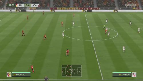 RC Lens - AC Ajaccio sur FIFA 20 : résumé et buts (L2 - 36e journée)