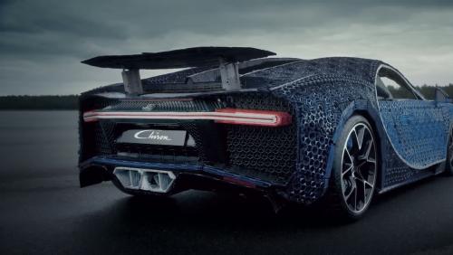 Lego recrée une Bugatti Chiron roulante à l’échelle 1