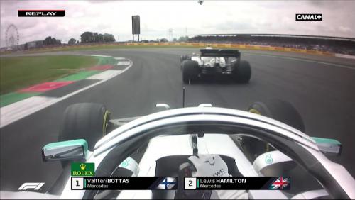 Grand Prix de Grande-Bretagne de F1 : l'attaque d'Hamilton sur Bottas