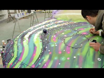 L'artiste Andy Reiben crée une BMW Série 3 phosphorescente