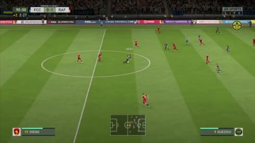 FC Chambly Oise - Rodez AF sur FIFA 20 : résumé et buts (L2 - 30e journée)